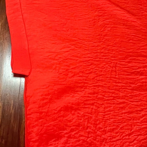 Elegant Orange Women's Blouse - Picture 4 of 7